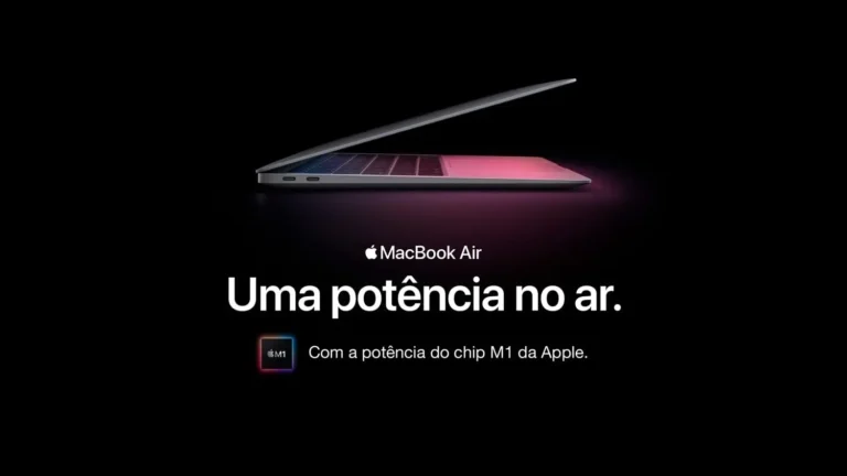 MacBook Air M1: Design fino e leve, desempenho surpreendente